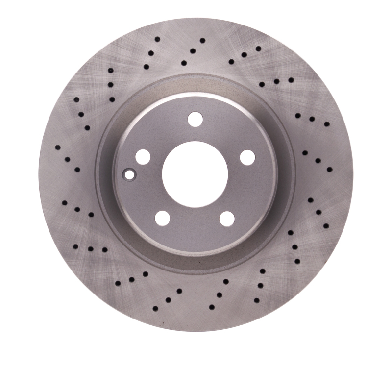 Mercedes-Benz E500 Brake Rotor (1) - Front - R1 Concepts - Drilled - `03-`12 Mercedes-Benz E500 Brake Rotor (1) - Front - R1 Concepts - Drilled - `03-`12